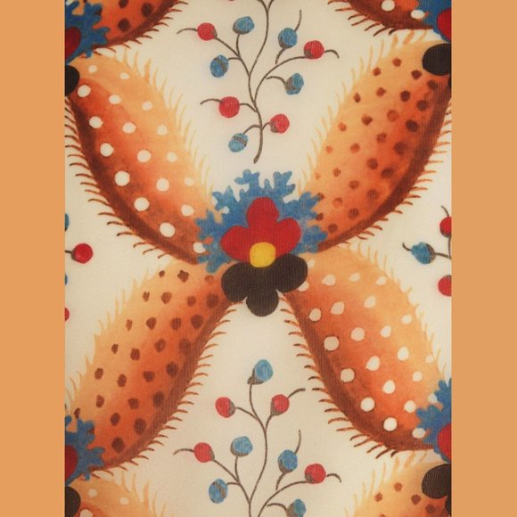 $5200 New Etro 2023 Apricot Print Ruffle Runway Mini Dress. - Picture 12 of 15